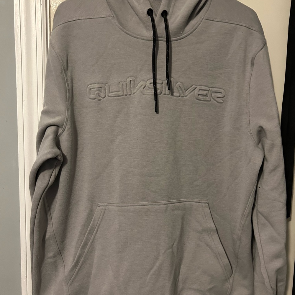 Quiksilver Light Gray Men's Hoodie